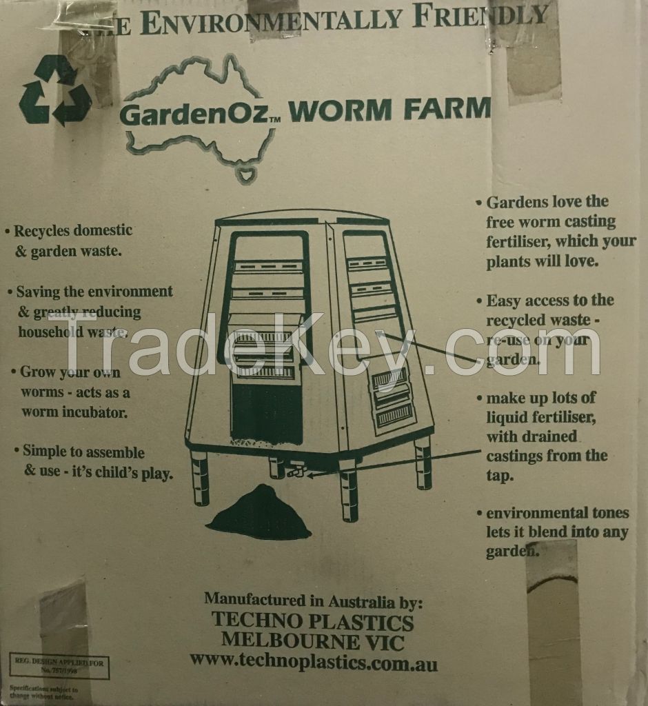 New Unboxed GardenOz 210lt Worm Farm 