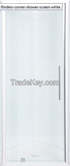 New still packaged, Marbletrend Flinders (Boston) Semi-framelss Adjustable Corner Shower Screen