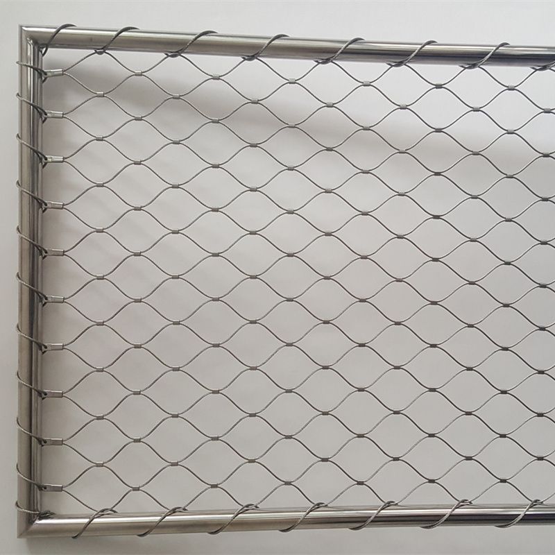 stainless steel cable mesh with frame