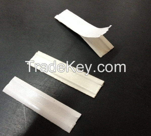 twist tie with adhesive/bag tin tie/double wire clips