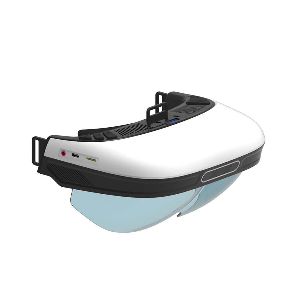 Flexible AR Smart Glasses AMOLED 1080P Display VR FOV 84 Degree 64G ROM 3D Video Type