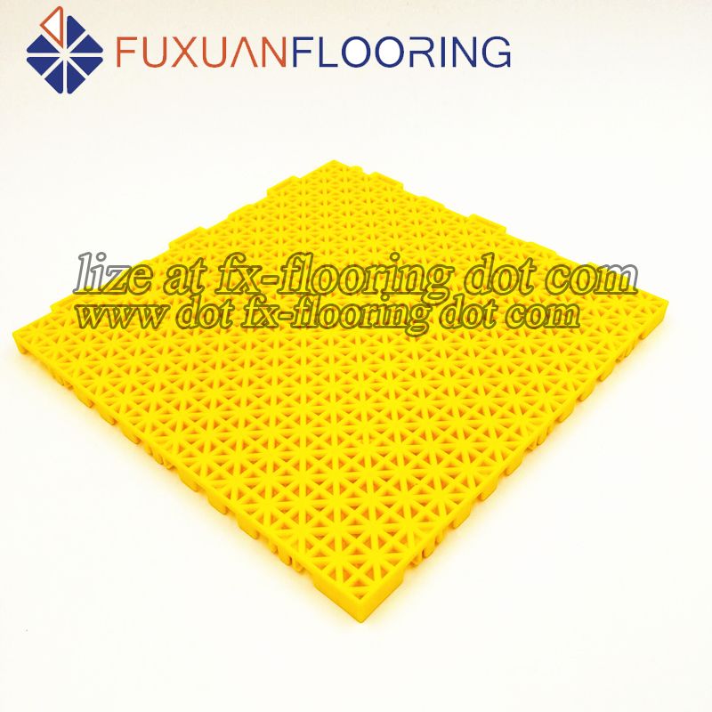 outdoor indoor pp interlocking badminton court flooring