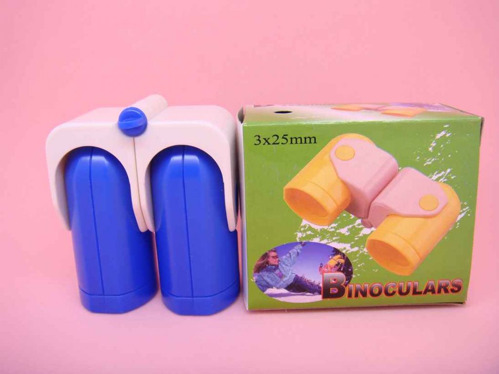 Plastic Folding Toy Binoculars for Kids / Small Portable Kids Telescope