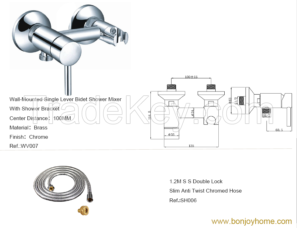 Warm Water Bidet Shower Kit  WVK007