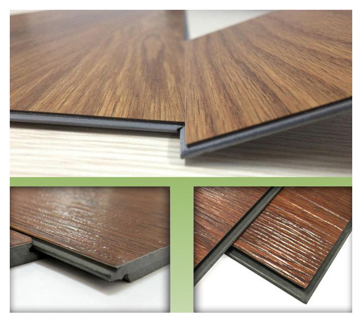 PVC floor tiles with modular flexibility unique design realism wooden effect durability antimicrobial antibacterial