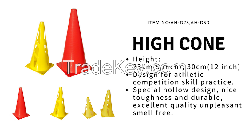 Agility-Cone Series-Marker Cone. Flat Cone, High cone 