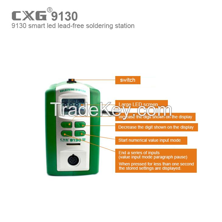 Cxg 9130 60w 90w 110w Smart Led Lead-free Welding Station