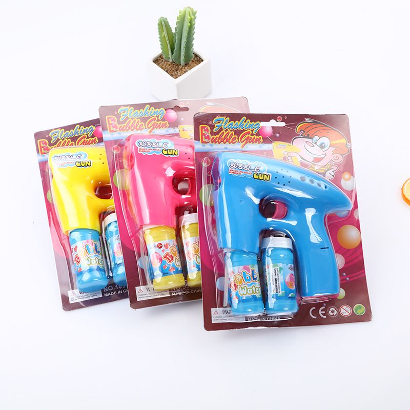 Space Battery Operated Soap Bubble Gun With Light