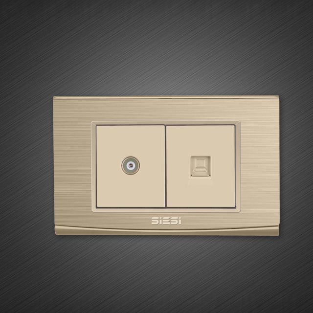 Wall socket with switch