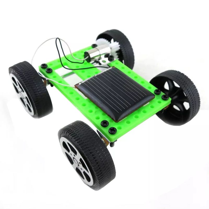 Mini Handmade Solar Powered Toy Children Educational Hobby Diy Car Kit