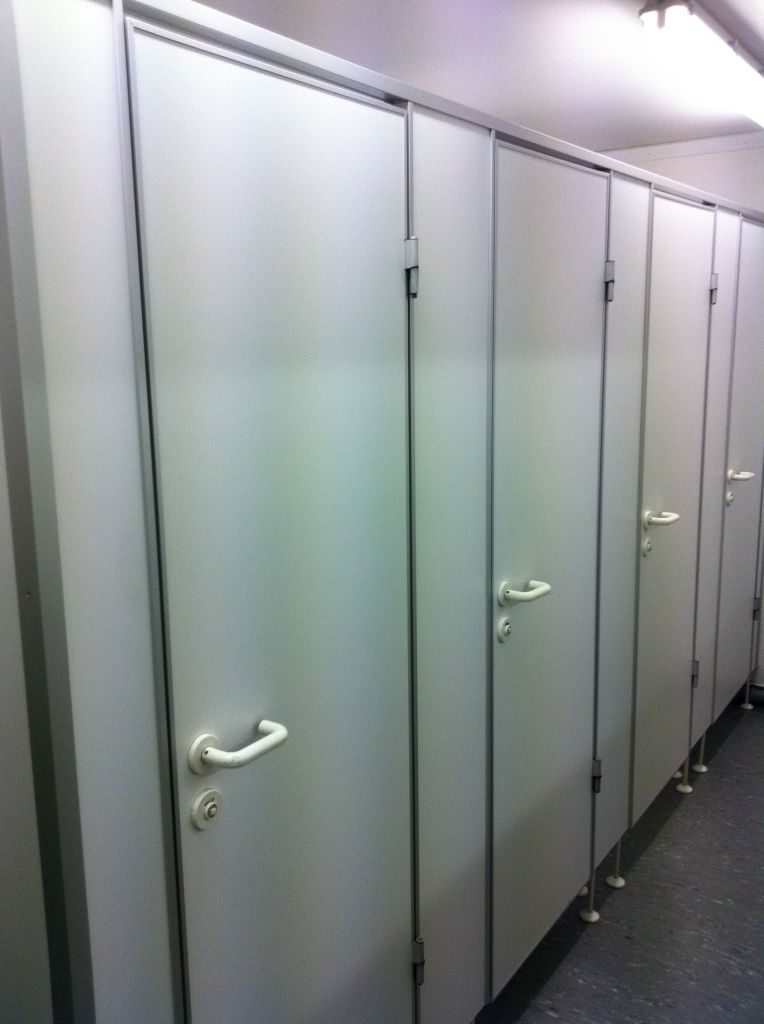Portable sanitary container house