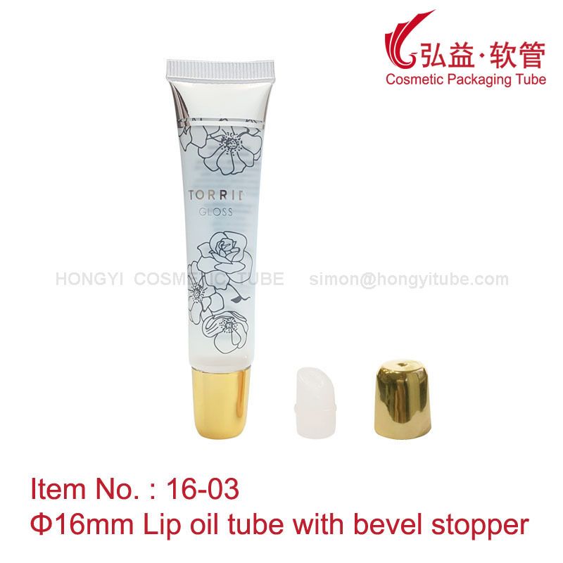 cosmetic packaging plastic tube with customized for lip balm