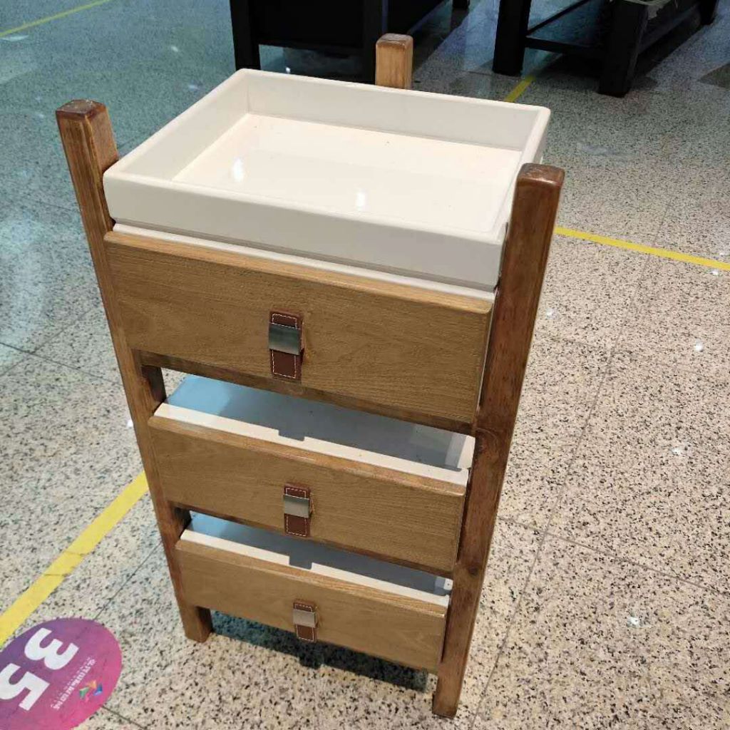 Barber tools cabinet