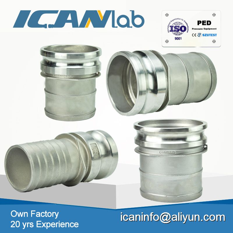 stainless steel camlock quick coupling reducing coupler