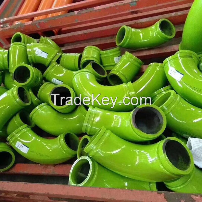 high wear resistant concrete pump elbow