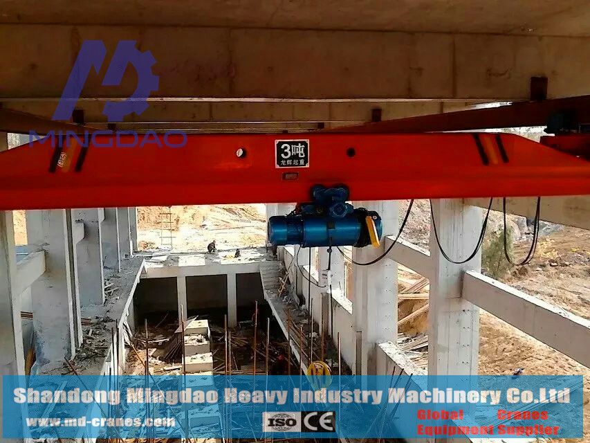 Finely Processed Factory Direct Sale 10Ton LX Model Under Hung Type Overhead Bridge Crane with Moderate Price