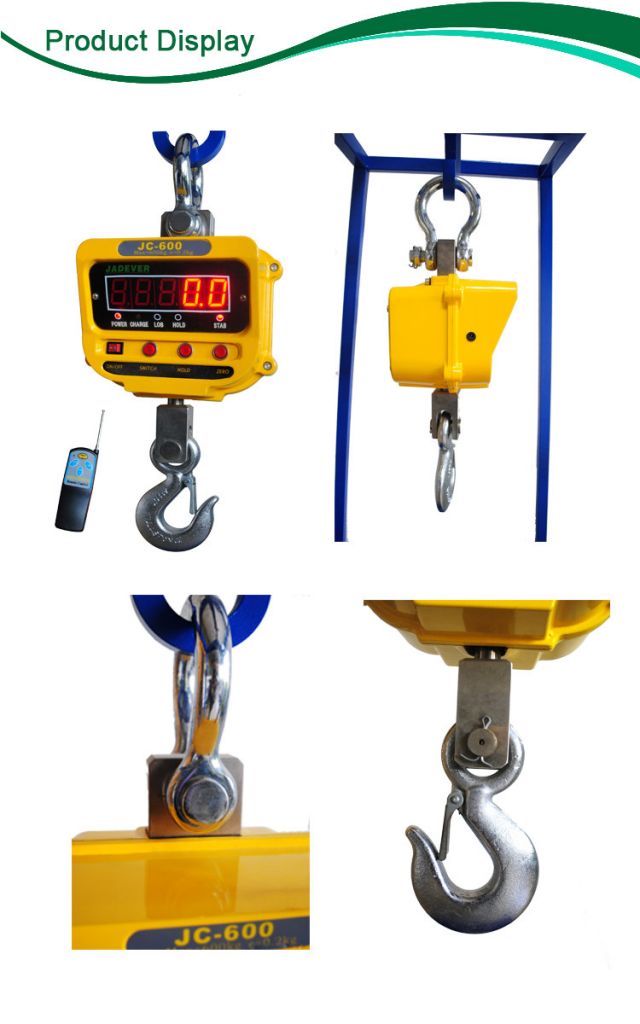 Jadever JC electronic 30t crane scale