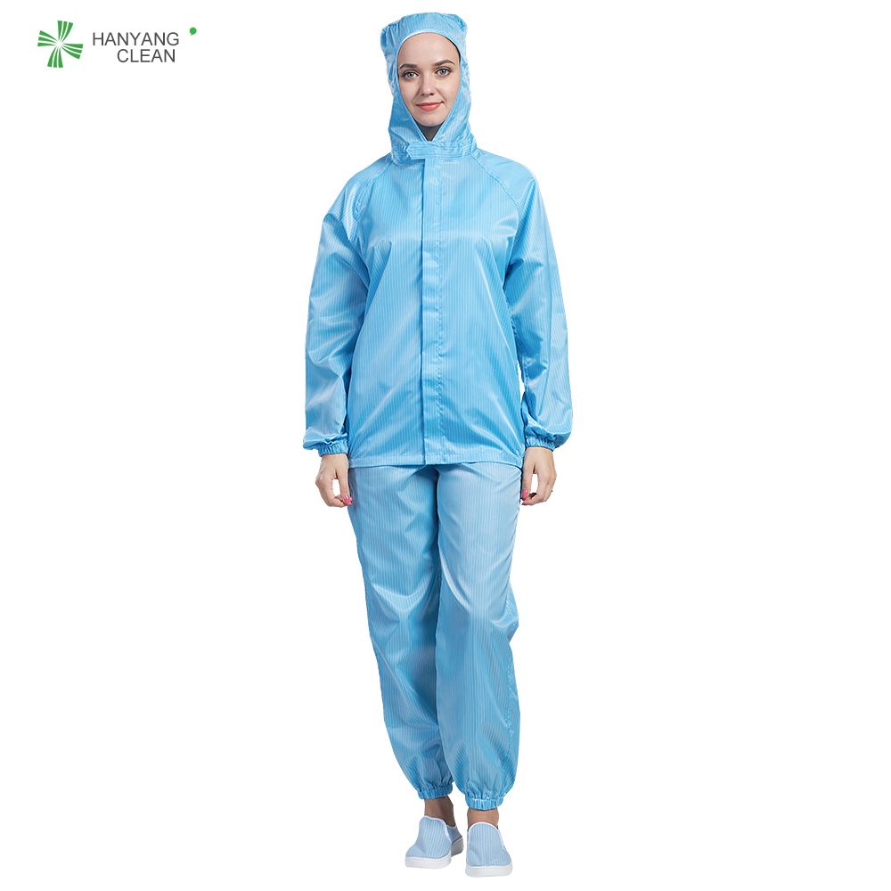 Cleanroom Antistatic garments stripe jumpsuits jackets lab coats hospital uniform