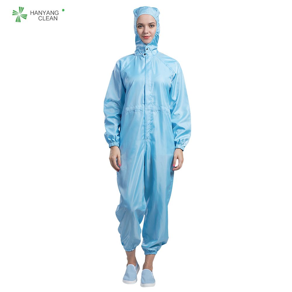 Autoclavable Cleanroom Antistatic garments stripe jumpsuits coveralls lab coats esd working clothes