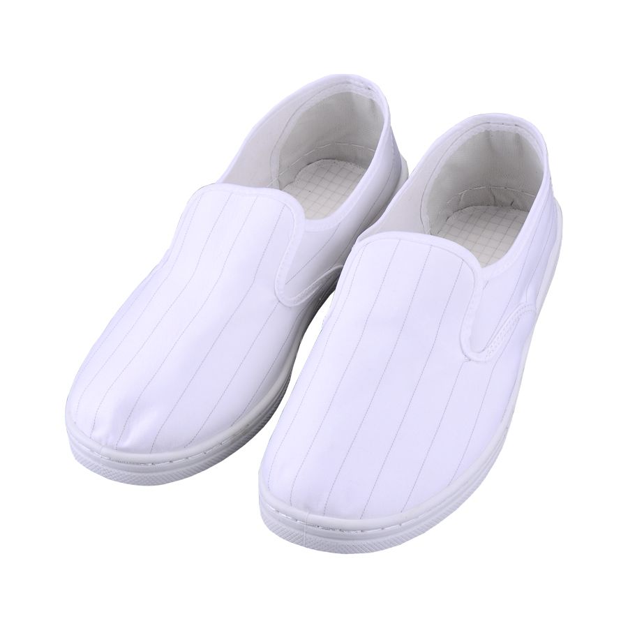 Autoclavable PU Antistatic ESD stripe canvas shoes