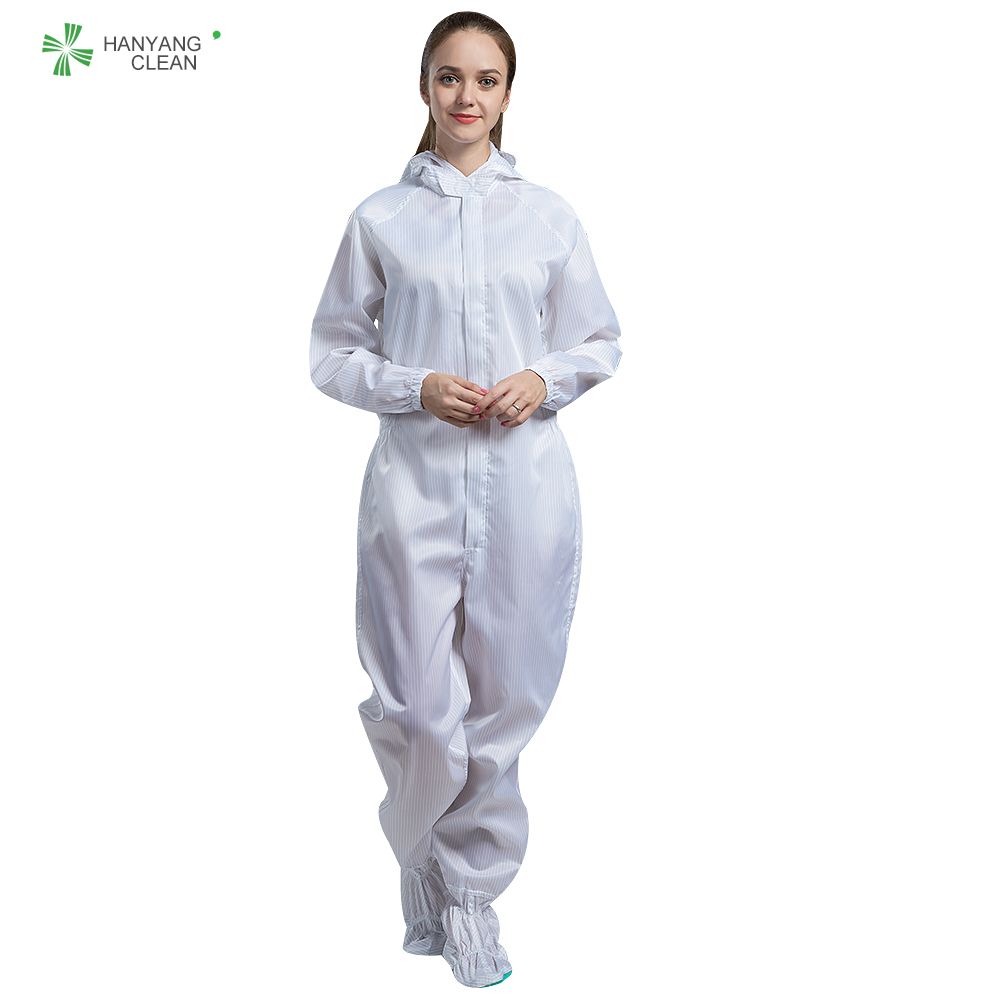 Food grade Autoclavable Cleanroom Antistatic garments stripe jumpsuits coveralls lab coats hospital uniform