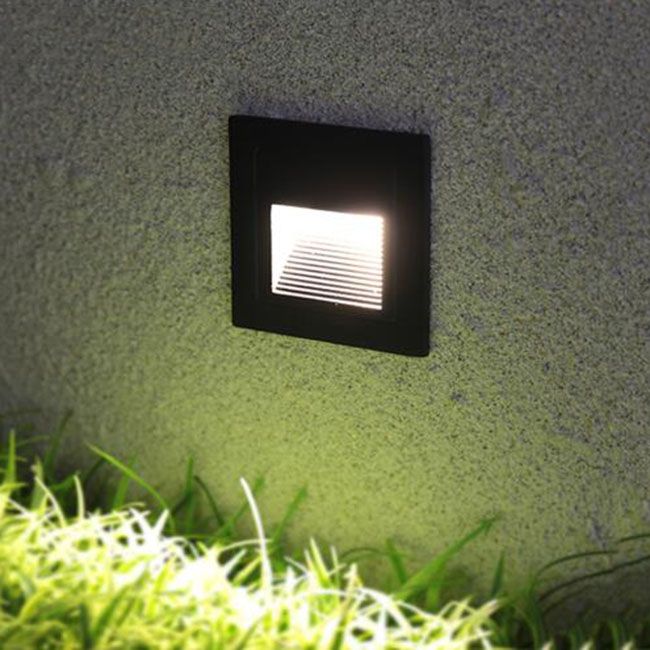 1W 3W Outdoor Led Step Light IP65 Aluminum Embedded Staircase Corner L