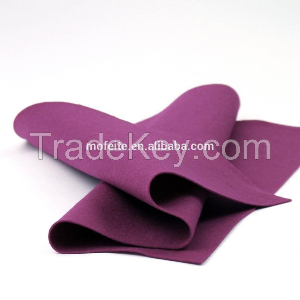 Good quality 100% merino wool felt fabric and pressed wool felt 3mm 5mm 6mm