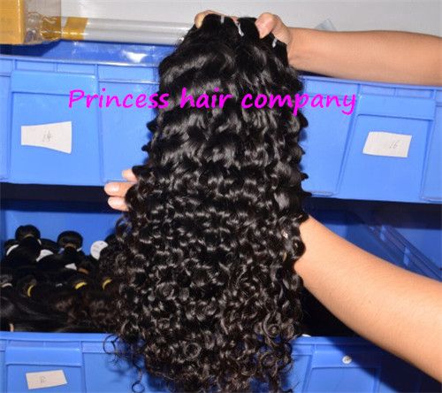 Spiral Curly Virgin Human Hair Weaves