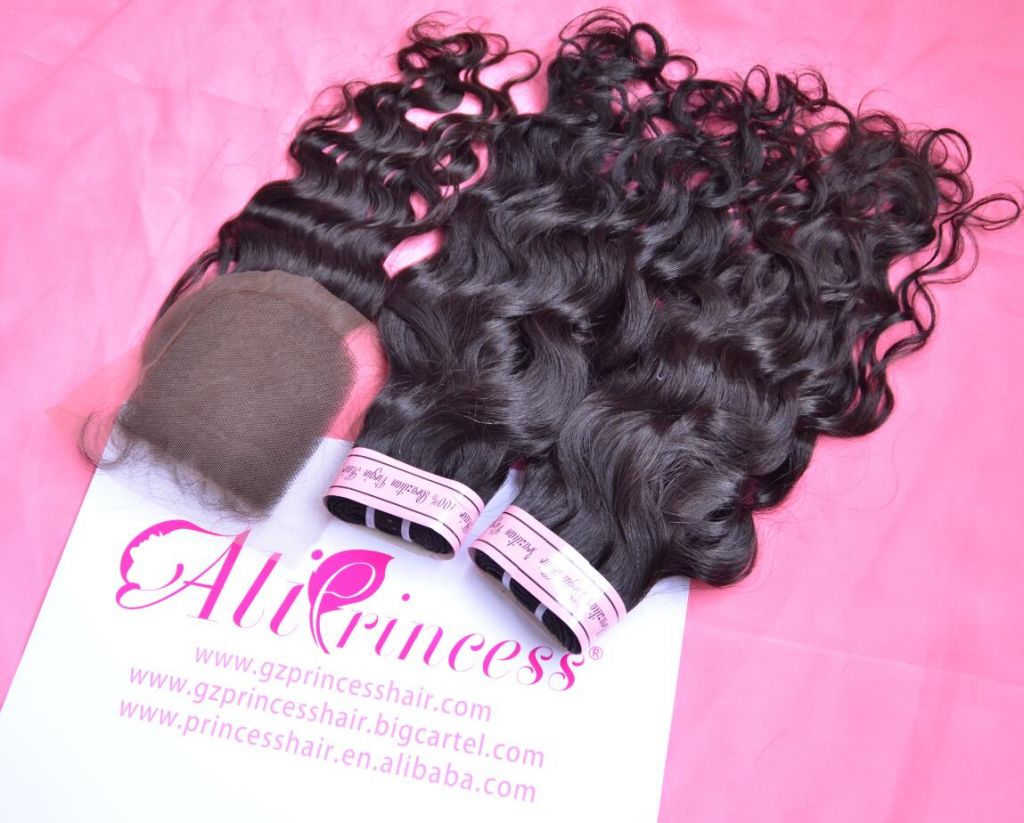 Water Wave Virgin Human Hair Weaves