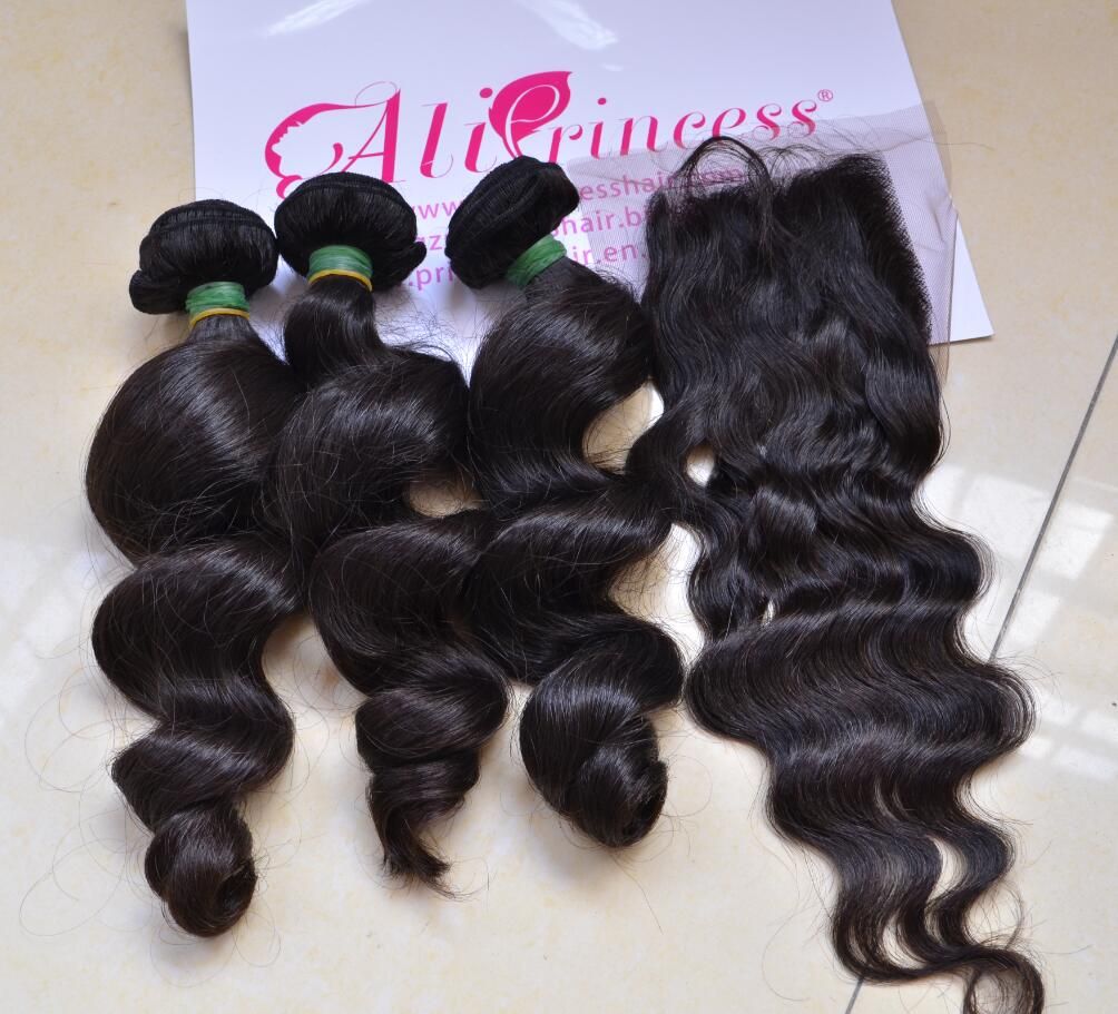 Loose Wave Virgin Human Hair Weaves