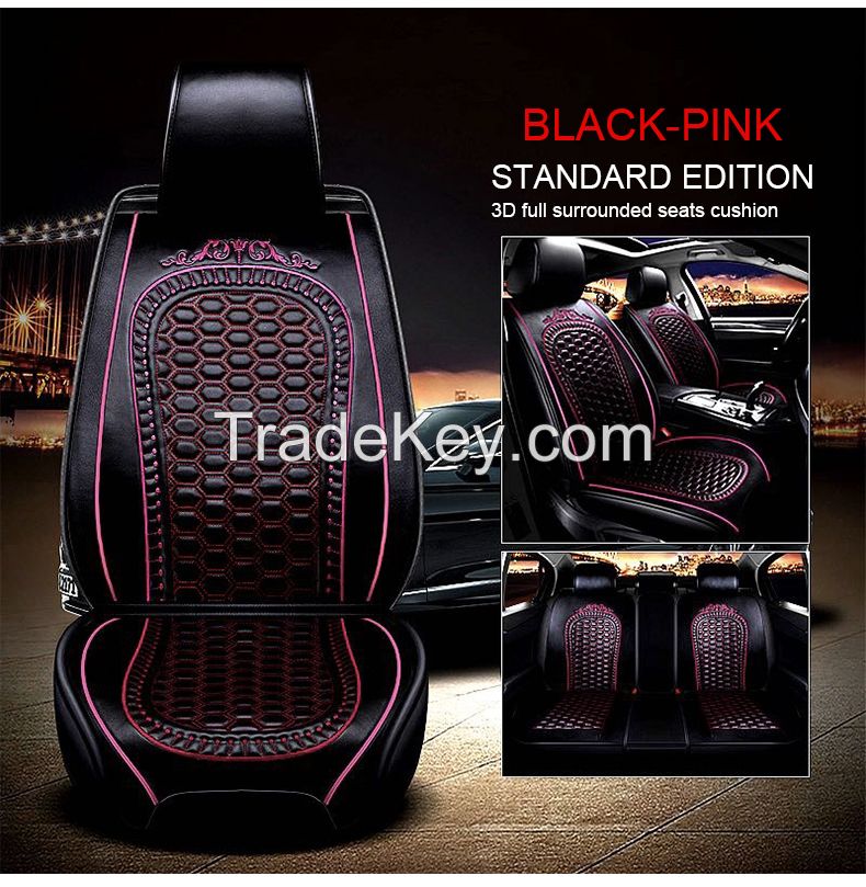 Camry full surrounded 3D seat cushion PVC material leatherette direct manufacturer