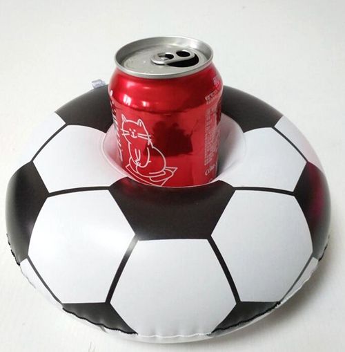 Inflatable cup holder/drink holder