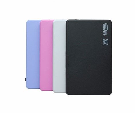 Plastic case USB3.0 tooless hdd case 2tb SATA 2.5 HDD Enclosure