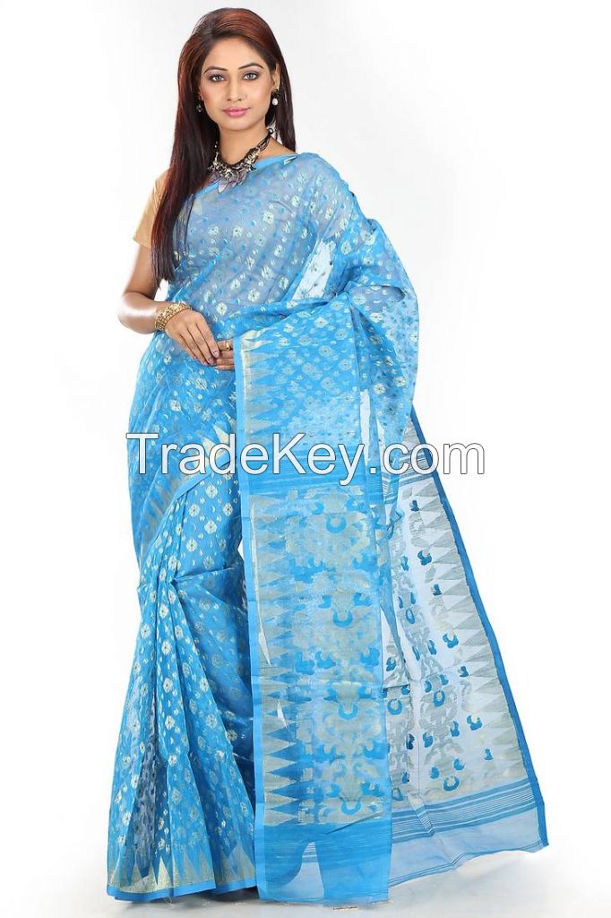 Buy Latest Jamdani sarees online from Mirraw 