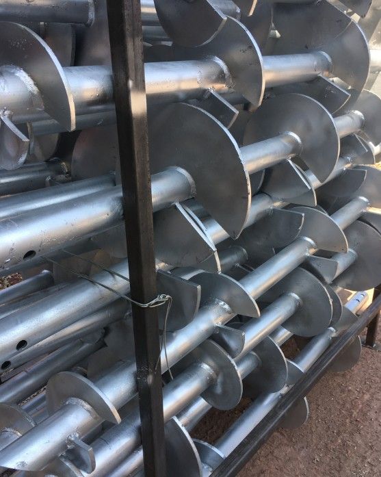 Round Shaft Helical Piles