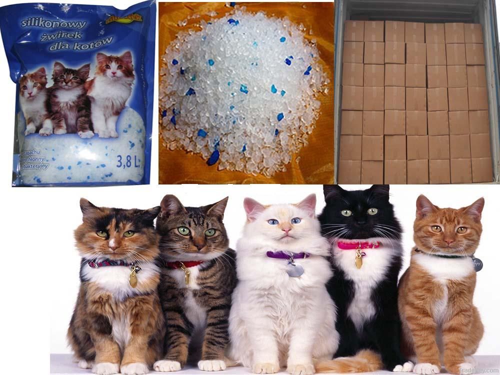 All kinds of silica gel cat litter
