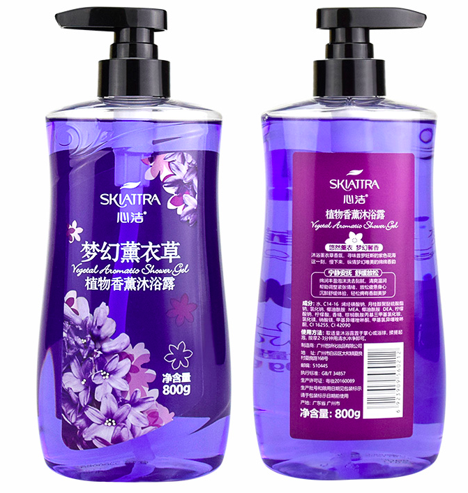 lavender shower gel