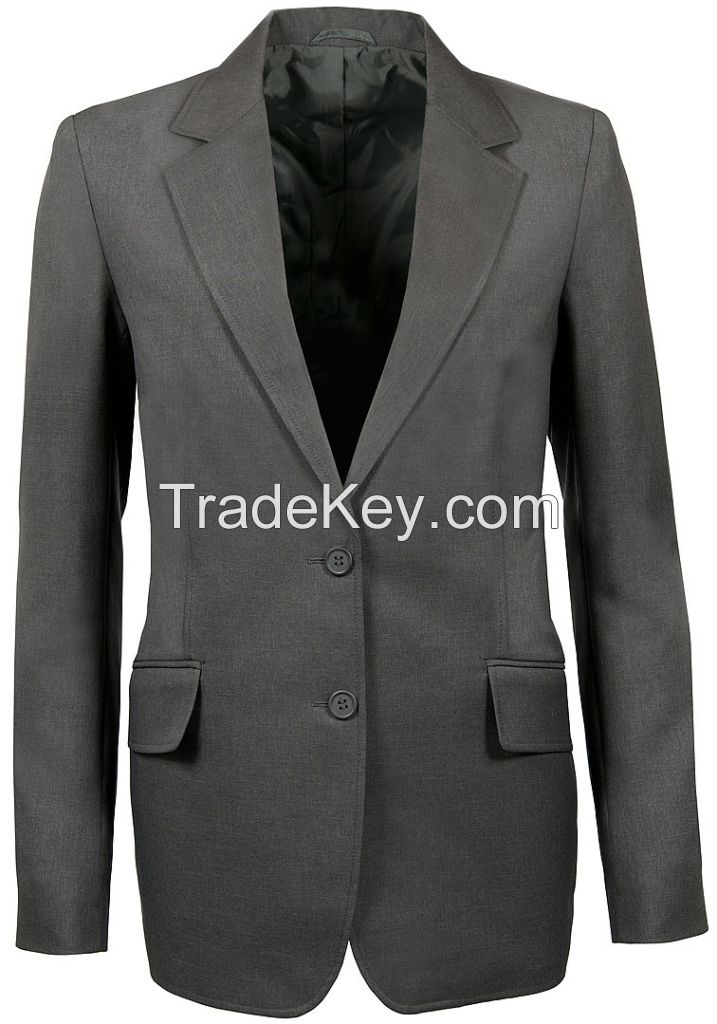 Contrast Lining Girl Blazers