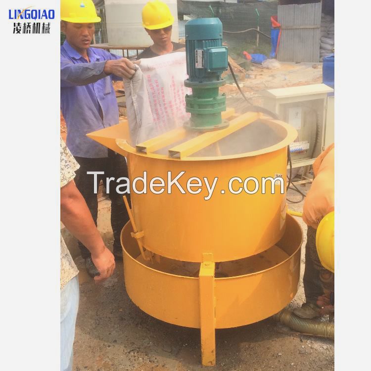 Lingqiao JW180 concrete mortar mixer/ prestressing post tensioning cement mixer