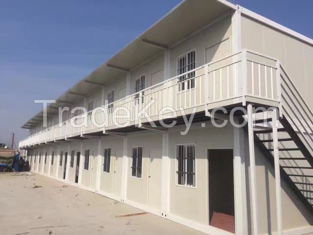 foldable folding portable luxury prefab 40ft 2-story container house