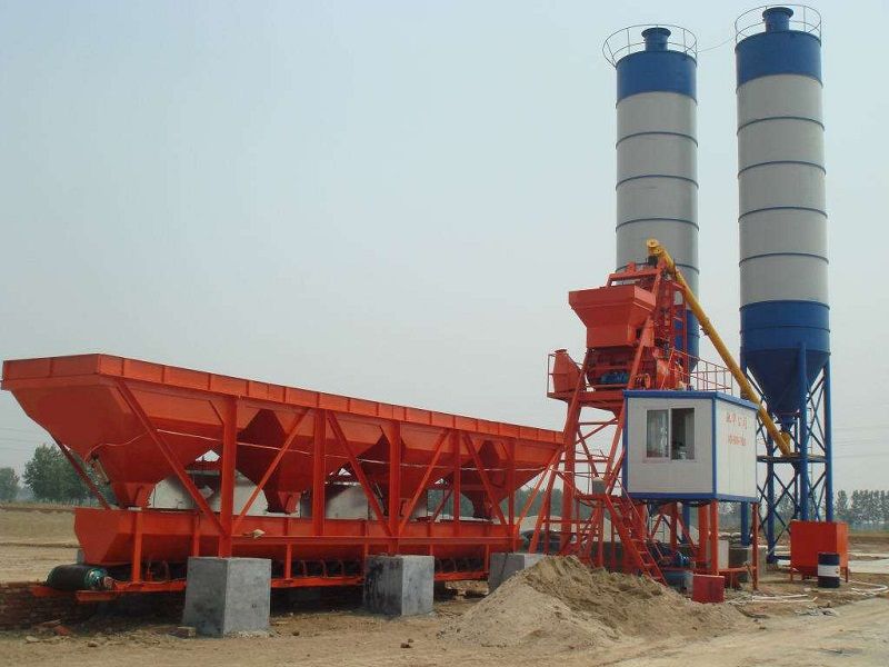 HZS50 Small Concrete Mixing Plant