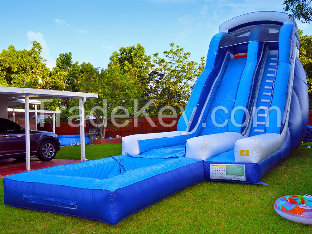 Inflatable water slide, inflatable pool slide, inflatable bouncy slide