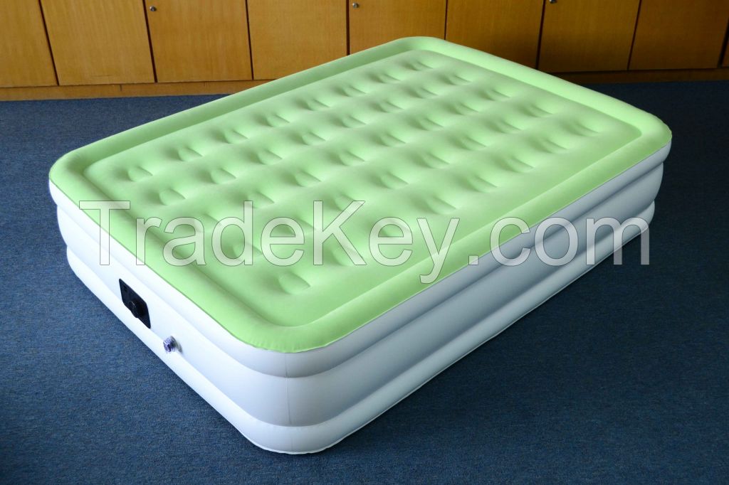 Manufacturer inflatable ripple air mattress, bedroom furniture air bed