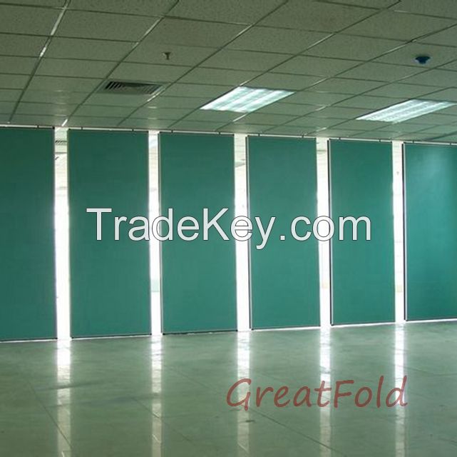 Restaurant movable panel soundproof folding partition wall