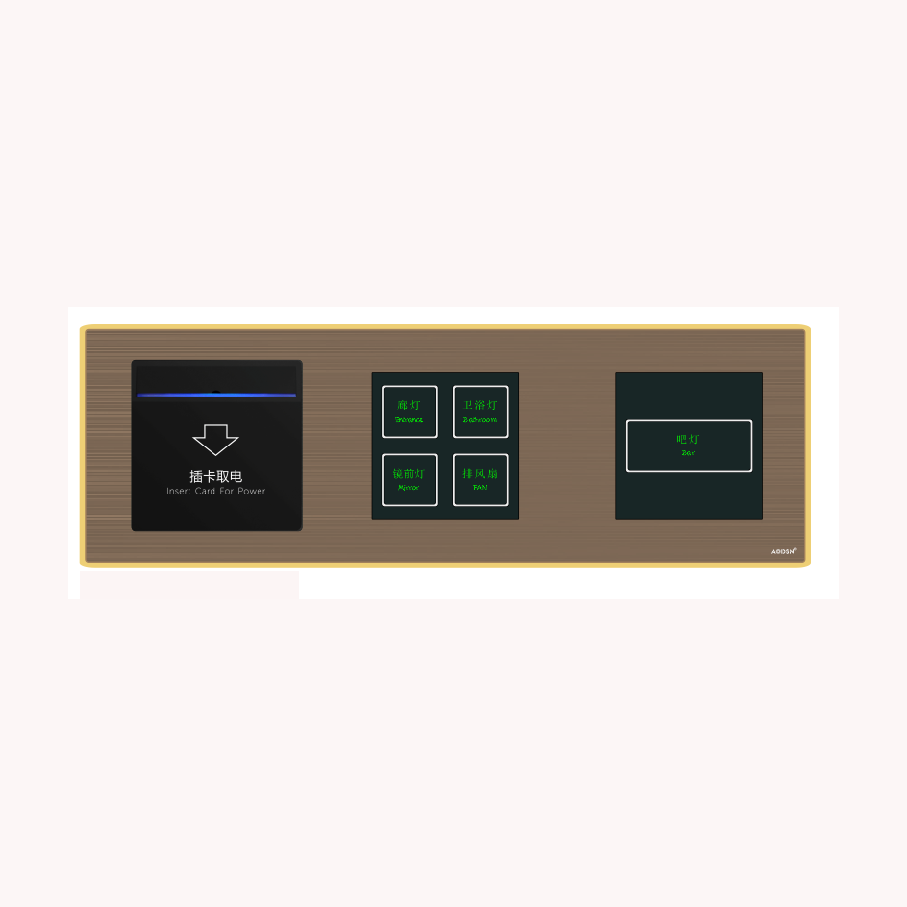 Smart Hotel Room Key Card Power Switch Remote Control Power Switch Hotel RCU