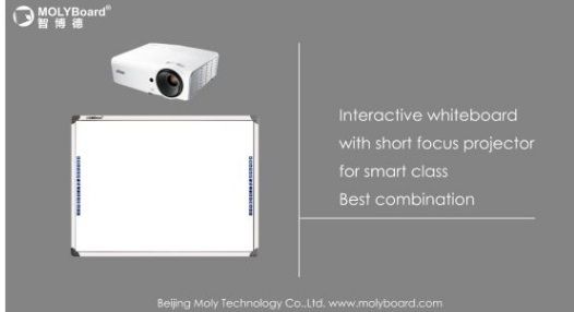 optical intetractive whiteboard with 2 points