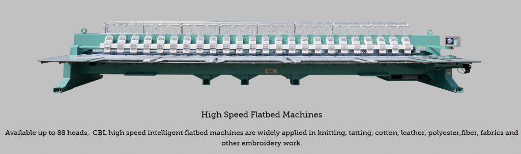 Flat Embroidery machine