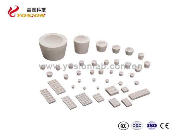 Refractory Fire Assay Magnesia Bullion Block/ Bone Ash Cement Bullion Block/Cement Block/Cupel