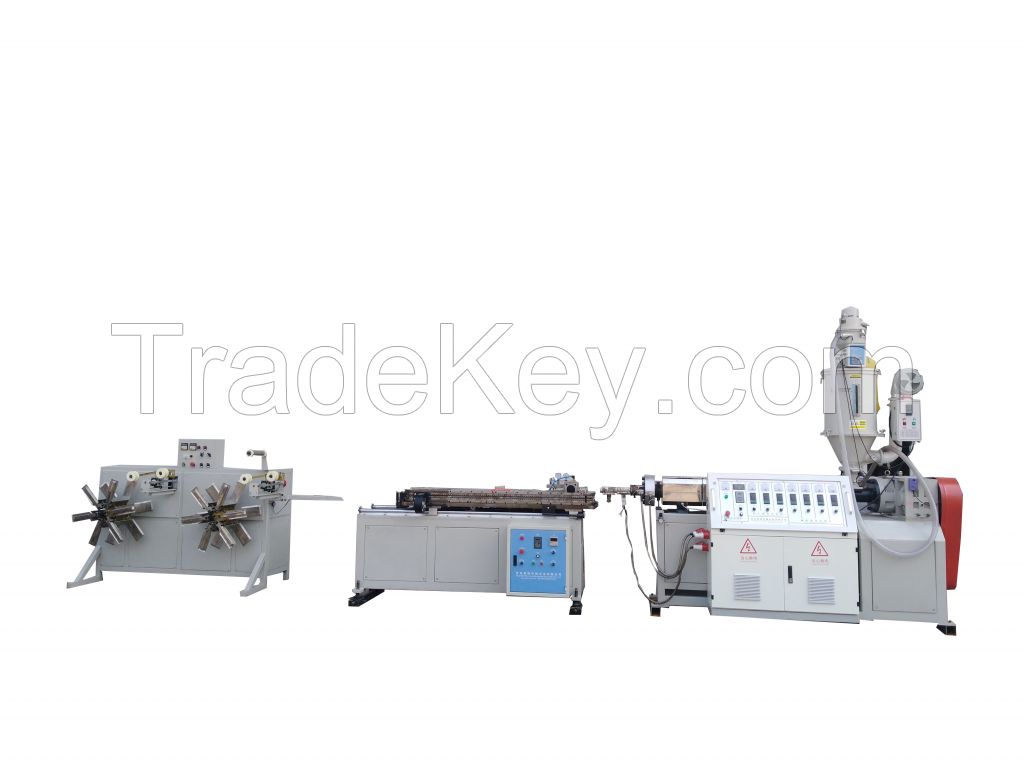 PVC single wall pipe corrugated production line