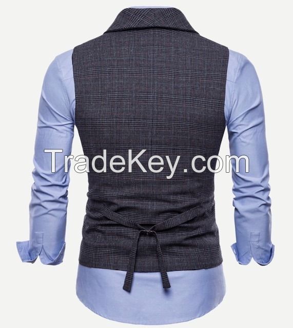 Back Side Dark Grey Waistcoat